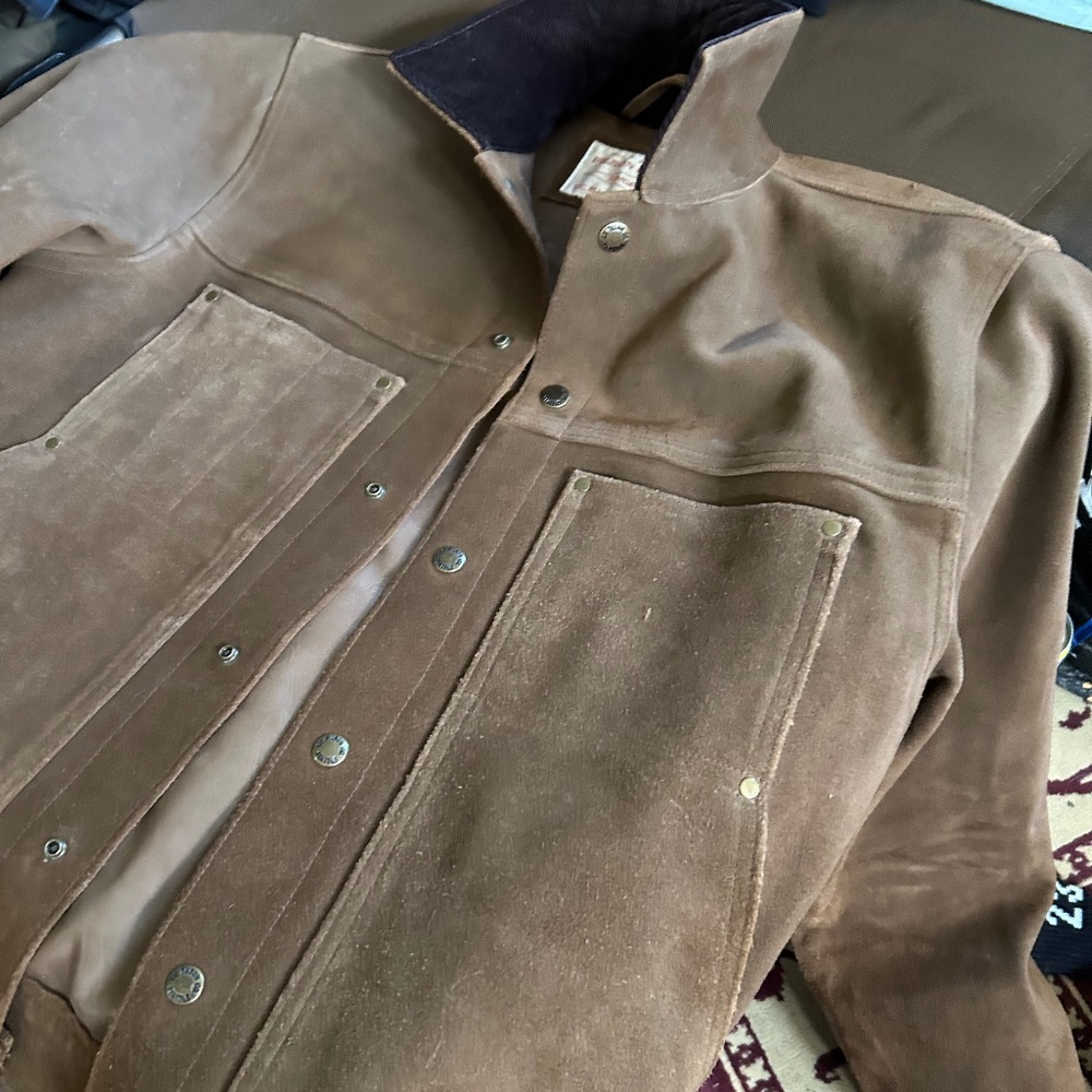 Filson rough out leather jacket